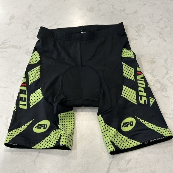Spooned Men Cycling Bicycle Road Biker Shorts Trianthlon Cyclewear Large NWT - Picture 7 of 16